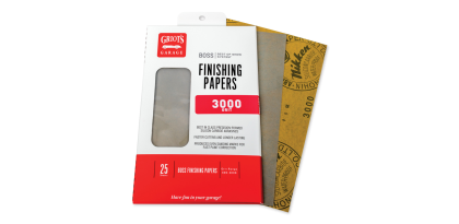 Griots Garage BOSS Finishing Papers - 3000g - 5 .5in x 9in (25 Sheets) (Comes in Case of 6 Units)