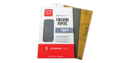 Griots Garage BOSS Finishing Papers - 1200g - 5 .5in x 9in (25 Sheets) (Comes in Case of 12 Units)