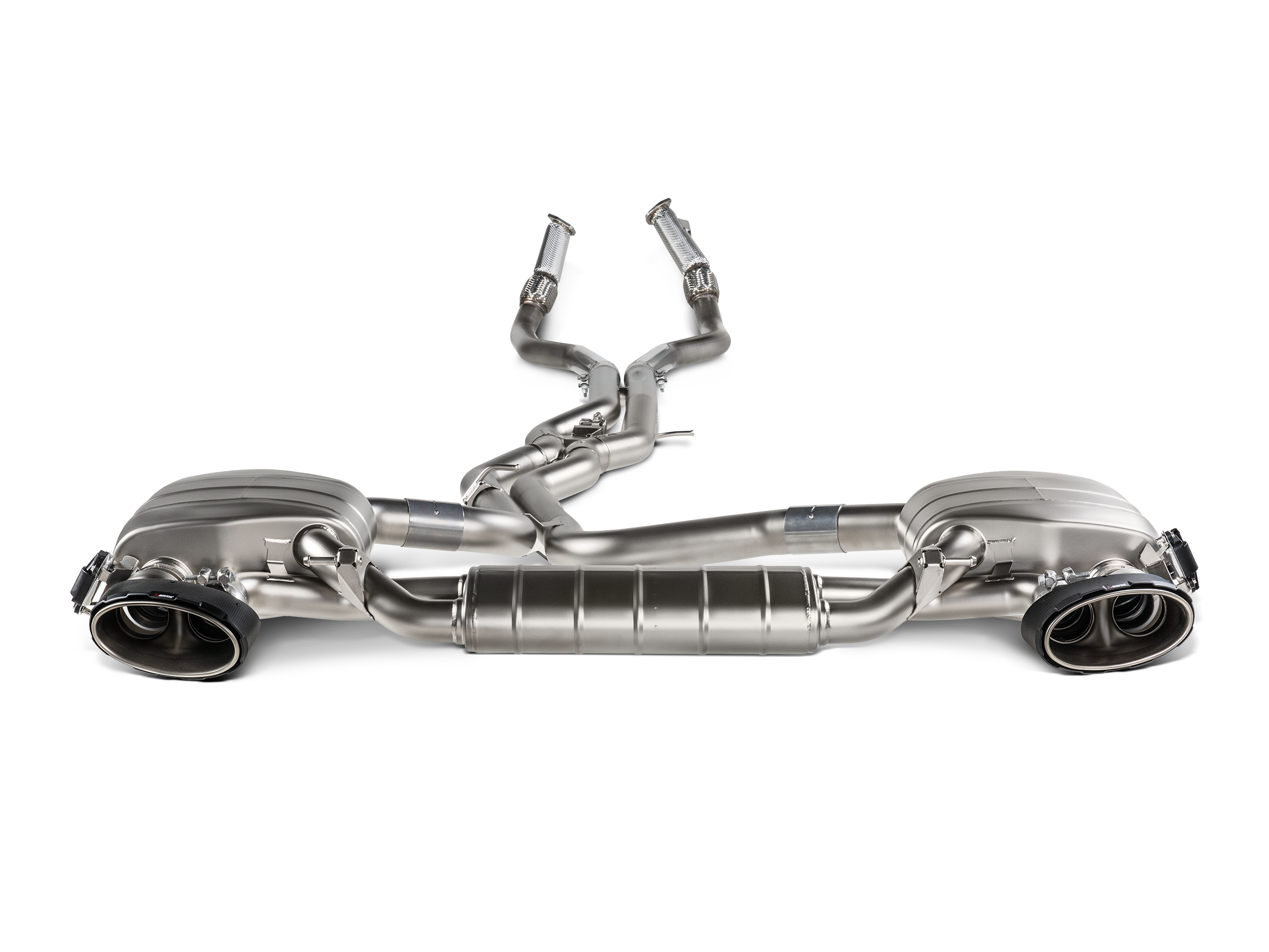 Akrapovic 2020-2024 Audi RS6 Avant (C8) Evolution Line Cat Back (Titanium) (Req Link Pipe Set) - 0