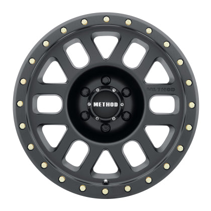 Method MR309 Grid 17x8.5 0mm Offset 6x120 83mm CB Matte Black Wheel - 0