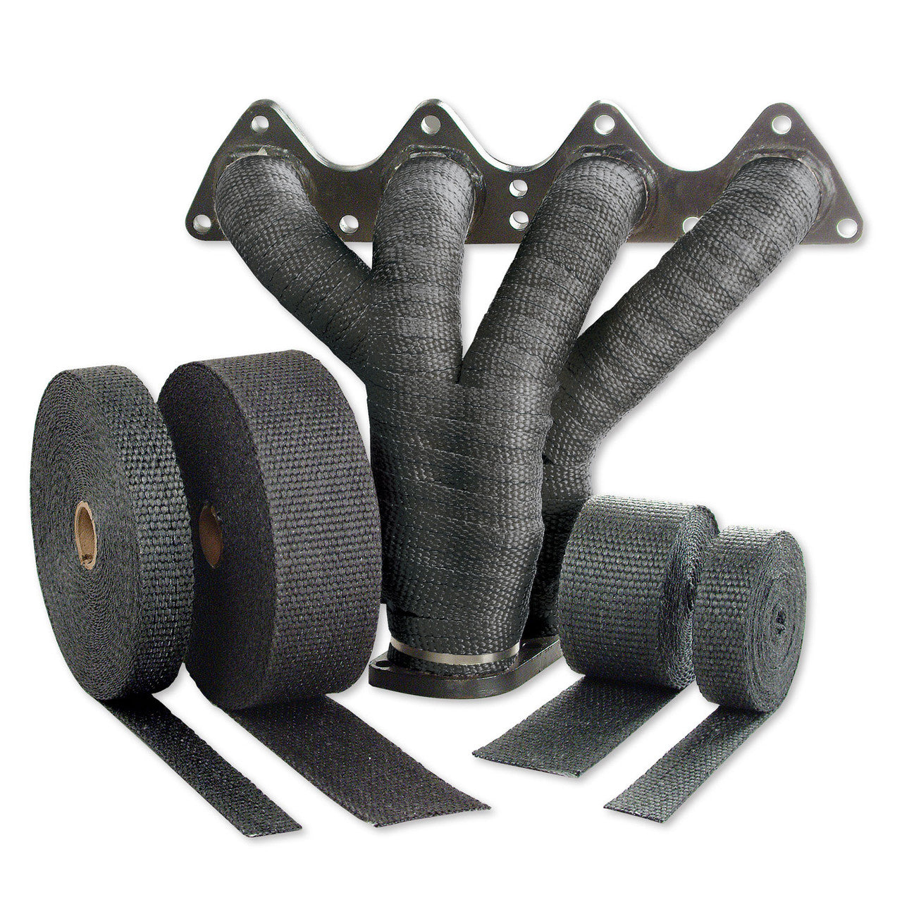 DEI Exhaust Wrap Kit - Pipe Wrap and Locking Tie - Black - 0