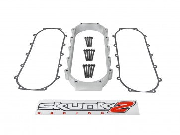 Skunk2 Ultra Series Honda/Acura Silver RACE Intake Manifold 2 Liter Spacer (Inc Gasket & Hardware) - 0