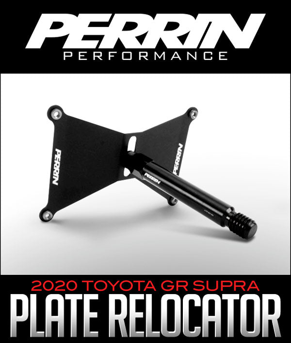 PERRIN PERFORMANCE LICENSE PLATE RELOCATE KIT: 2020 TOYOTA GR SUPRA