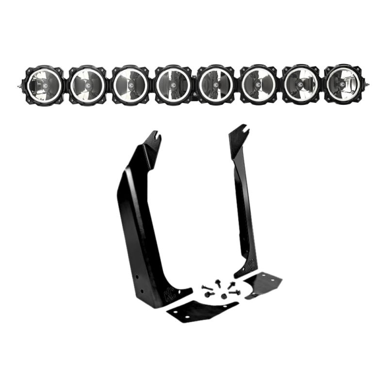 KC HiLiTES 97-06 Jeep TJ Pro6 Gravity LED 8-LT Overhead Sys Light Bars