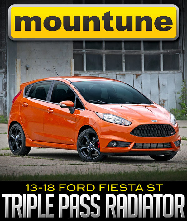 MOUNTUNE TRIPLE PASS RADIATOR: 2013–2018 FORD FIESTA ST