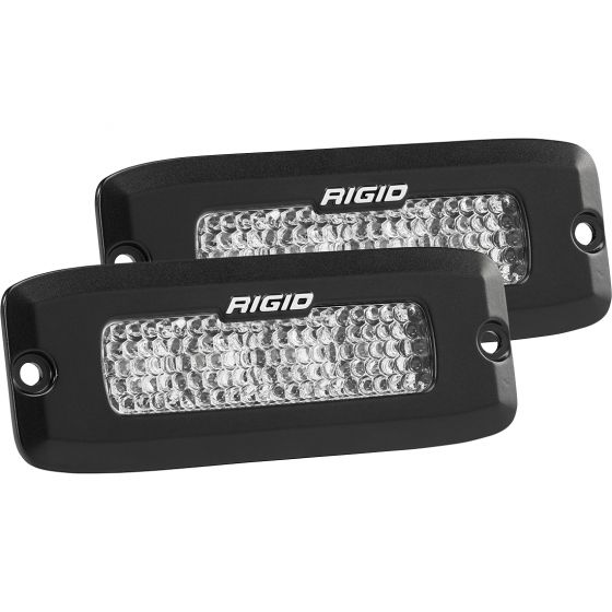 Rigid Industries SRQ - 60 Deg. Lens - White - Flush Mount - Set of 2