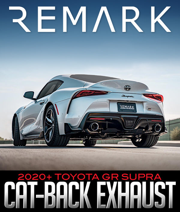 REMARK CAT-BACK EXHAUST SYSTEM: 2020+ TOYOTA GR SUPRA