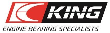 King BMW B58B30A (Size STD) Coated Performance Main Bearing Set