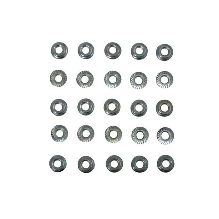 Moroso Oil Pan Nuts - 5/16in x 24in - 25 Pack