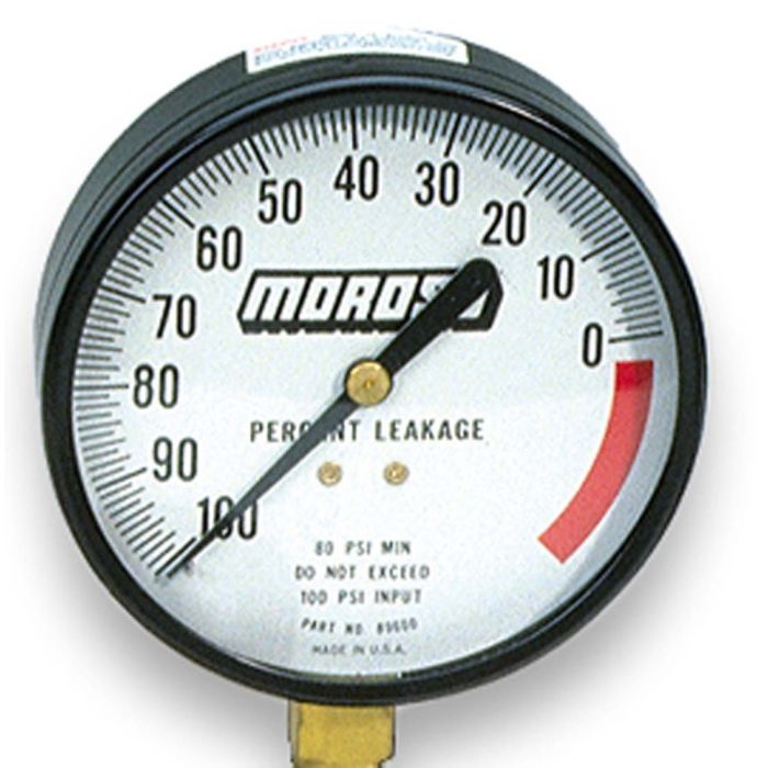 Moroso Cylinder Leakage Testing Gauge Head (Use w/Part No 89600/89601)