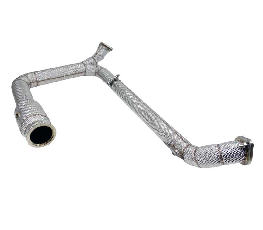 Racing Dynamics Catted Downpipe With Heat Shielding - Porsche Cayman / Boxster 718 2016 -2021 , 4 Cylinder