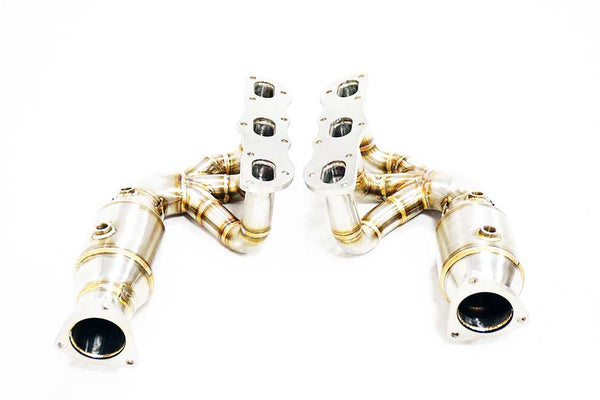 Racing Dynamics Sport Catted Headers - Porsche / 991.1 / 911 / Carrera / S / GTS / 3.4L / 3.8L