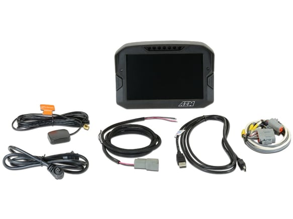 AEM CD-7 Logging GPS Enabled Race Dash Carbon Fiber Digital Display w/o VDM (CAN Input Only)