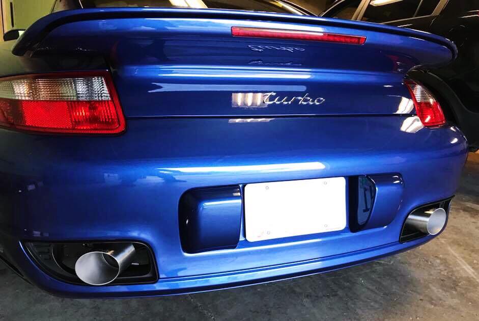 Porsche 997.1 Turbo GT2 Style Bolt On Exhaust Tips