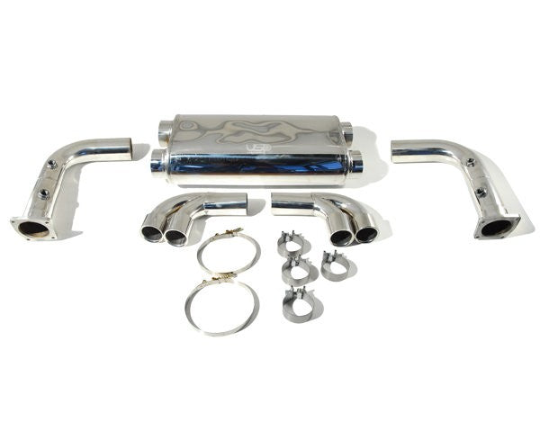 USP 3" Street and Track Exhaust (Turbo-Back) Porsche 911 997TT