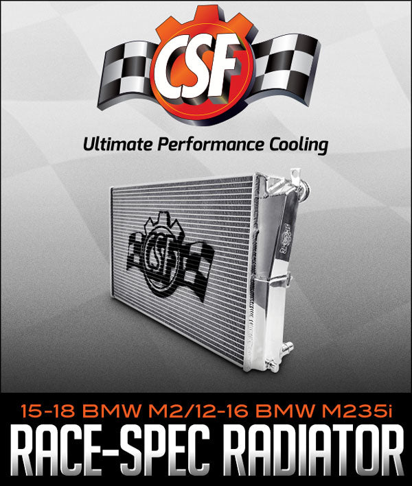 CSF PERFORMANCE RACE-SPEC RADIATOR: 2015–2018 BMW M2/2012–2016 BMW M235I