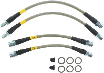 StopTech 07-08 BMW E90/E91/E92/E93 328 (all)/335 (all) /07-13 E82 128i/135i Stainless Steel Rear Brake Lines