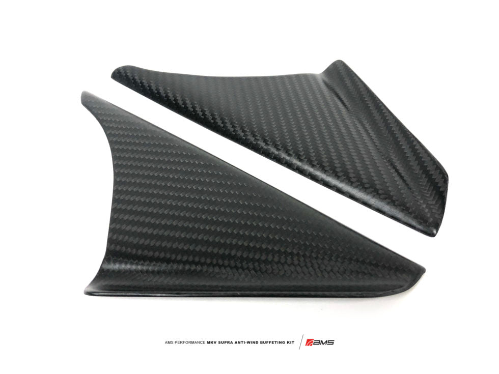 AMS Performance 2020+ Toyota GR Supra Anti-Wind Buffeting Kit - Matte Carbon