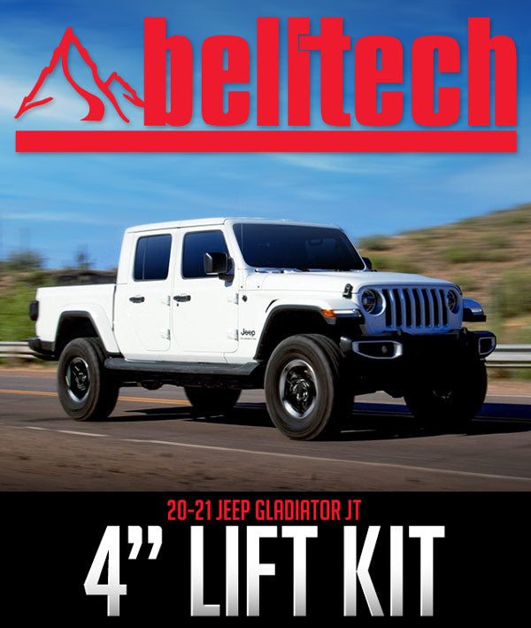 BELLTECH 4" LIFT KIT: 2020–2021 JEEP GLADIATOR JT - 0