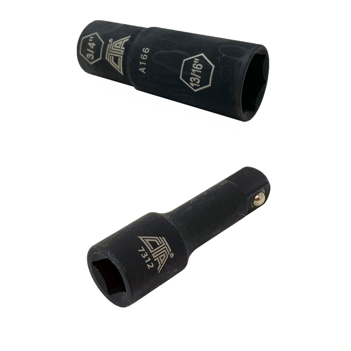 A166E - Flip Socket & Extension - 3/4” x 13/16”