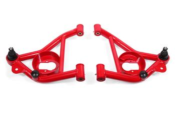 BMR 82-82 3rd Gen F-Body Non-Adj. Lower A-Arms w/ Spring Pocket (Polyurethane) - Red