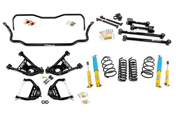 UMI Performance 1964 GM A-Body Handling Kit 1in Lowering Stage 2 - Black