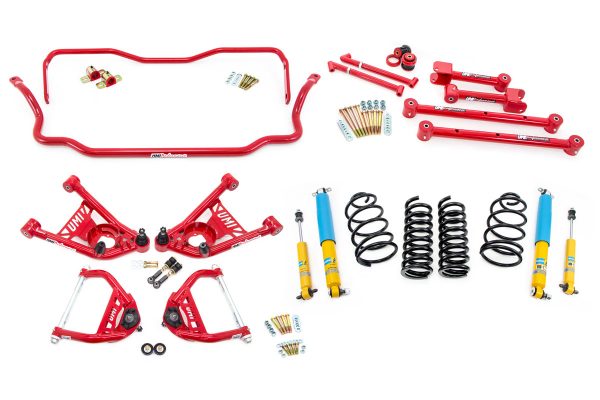 UMI Performance 1967 GM A-Body Handling Kit Stage 2 2in Lowering - Red