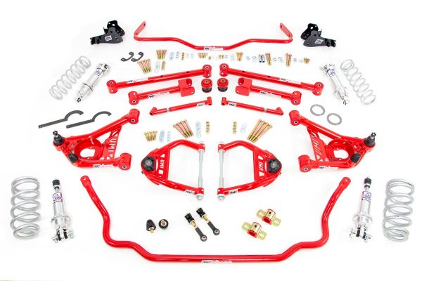 UMI Performance 64-67 GM A-Body Handling Package Stage 2.5 Coilovers - Red