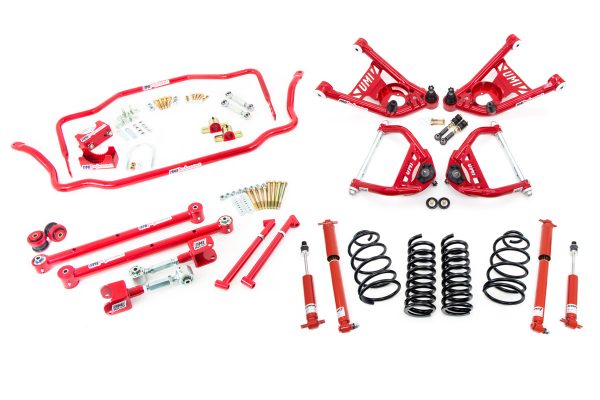 UMI Performance 65-66 GM A-Body Stage 3.5 Handling Kit 2in Lowering - Red