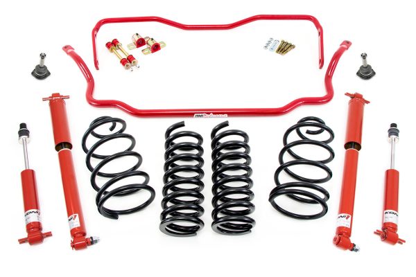 UMI Performance 64-66 GM A-Body Handling Kit 1in Lowering Stage 1.5 - Black