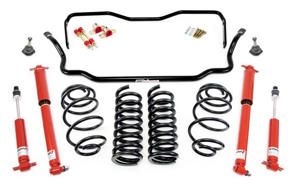 UMI Performance 68-72 GM A-Body Handling Kit 1in Lowering- Stage 1.5 - Black