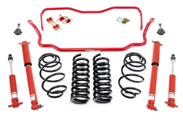 UMI Performance 68-72 GM A-Body Handling Kit 1in Lowering- Stage 1.5 - Red