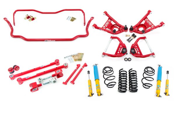 UMI Performance 68-72 GM A-Body Handling Kit 1in Lowering Stage 3 - Red