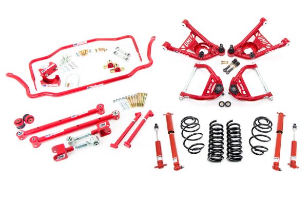 UMI Performance 68-72 GM A-Body Handling Kit 2in Lowering Stage 3.5 - Red