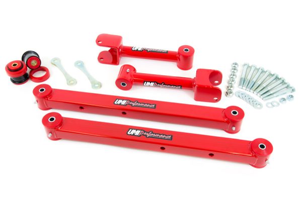 UMI Performance 73-77 GM A-Body Rear Suspension Kit Non Adj - Red