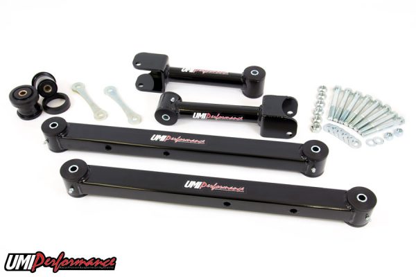 UMI Performance 73-77 GM A-Body Rear Suspension Kit Non Adj - Black