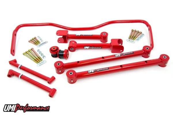 UMI Performance 65-67 GM A-Body Rear Suspension Kit - Red