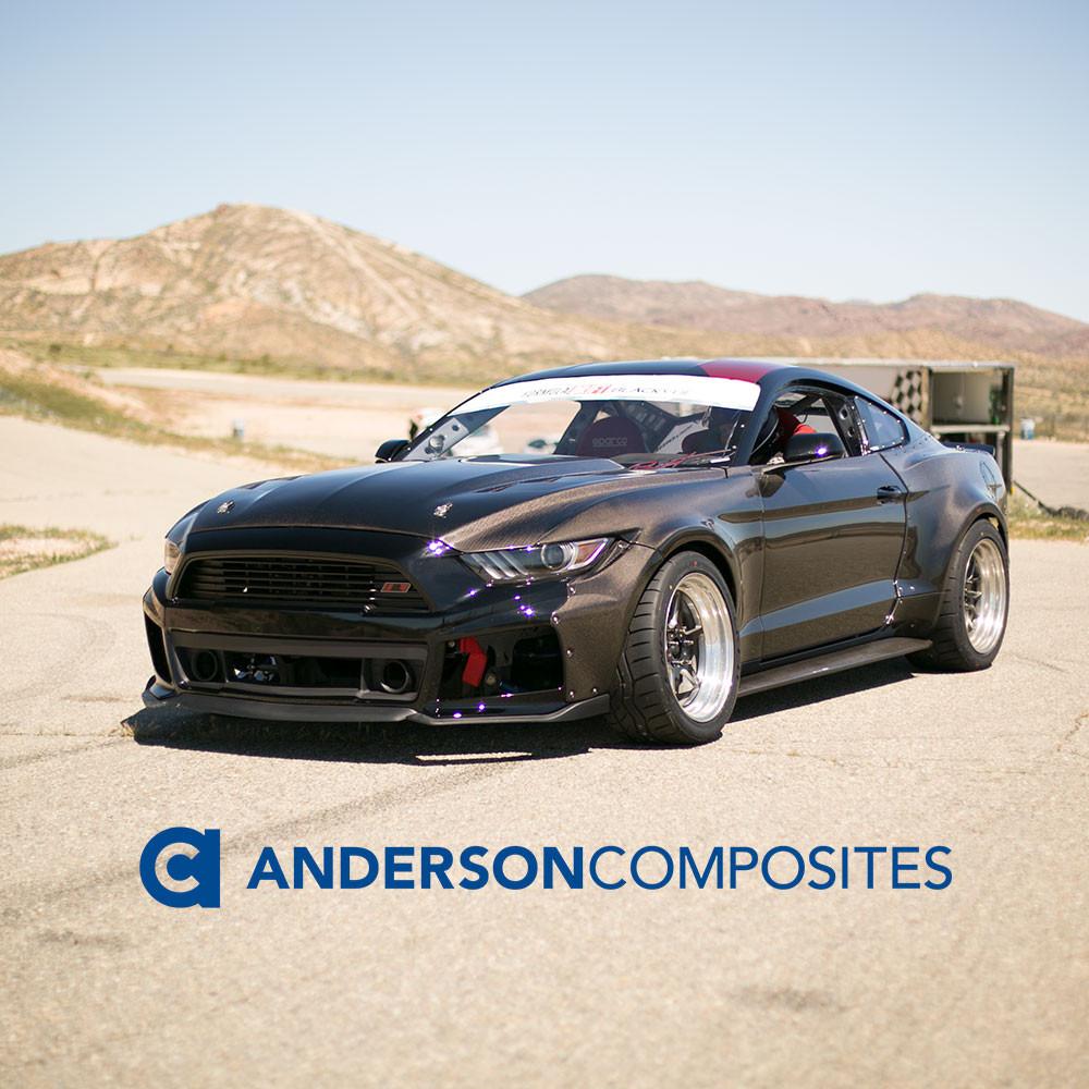 Anderson Composites 15-17 Ford Mustang Type-JTP Fender Flares (10 Piece Set) - 0