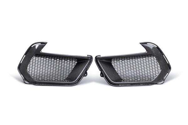 Anderson Composites 21-22 Ford Mustang Mach 1 Carbon Fiber Air Duct Bezels - 0