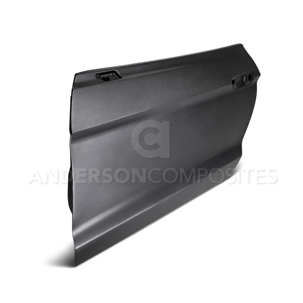 Anderson Composites 15-17 Ford Mustang Dry Carbon Doors (Pair) - 0