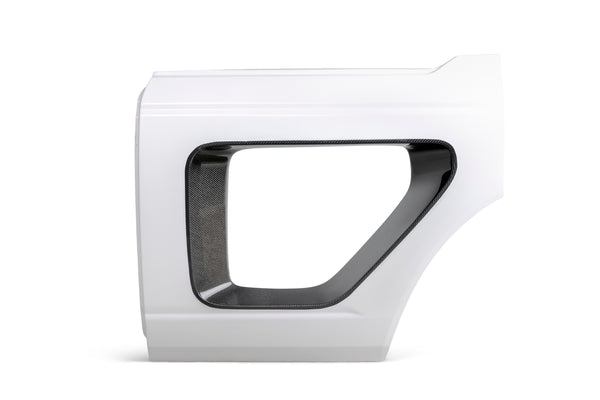 Anderson Composites 21-22 Ford Bronco 4DR Fiberglass Rear Doors (Pair) w/ CF Inserts - Off Road