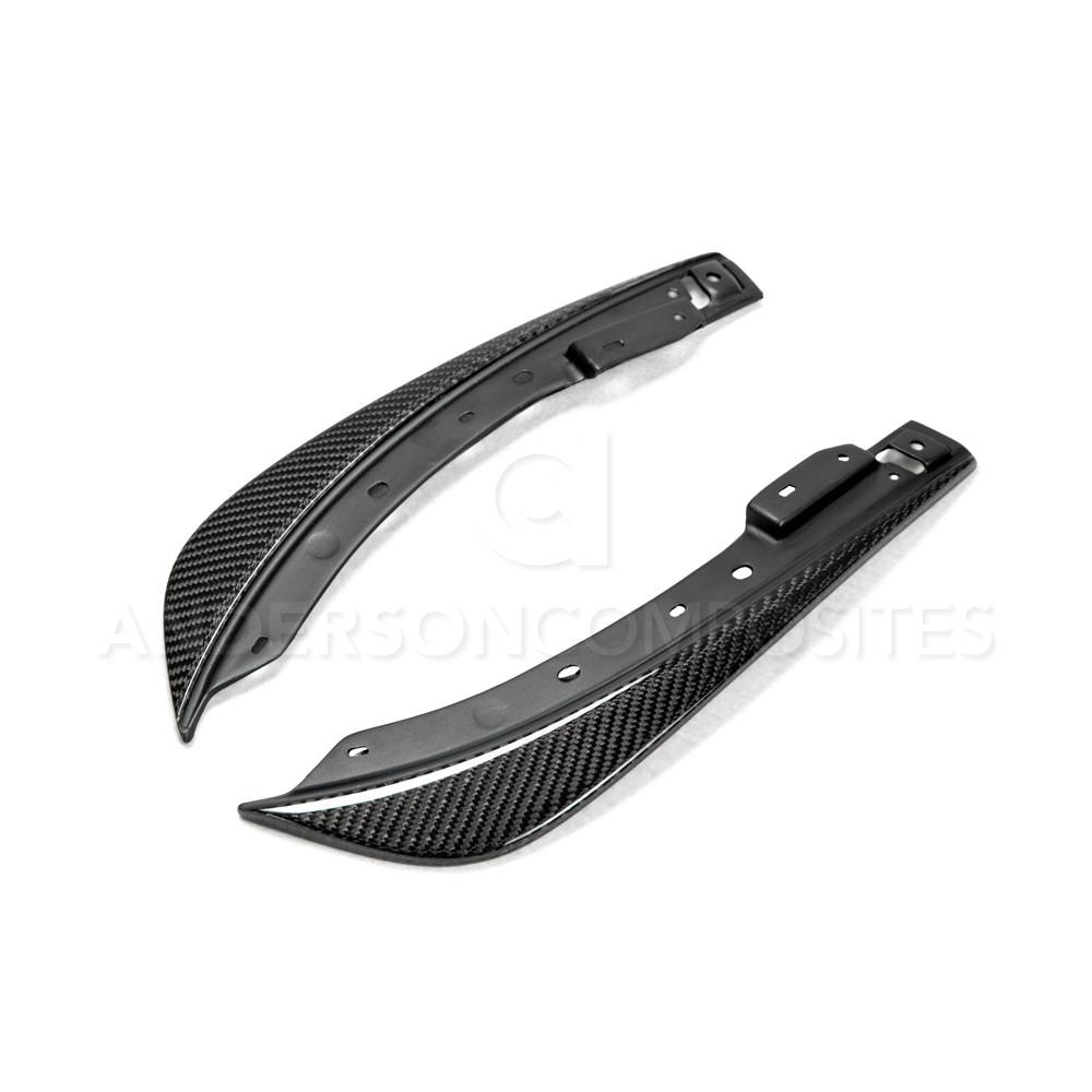 Anderson Composites 09-14 Dodge Challenger Front Bumper Canards - 0