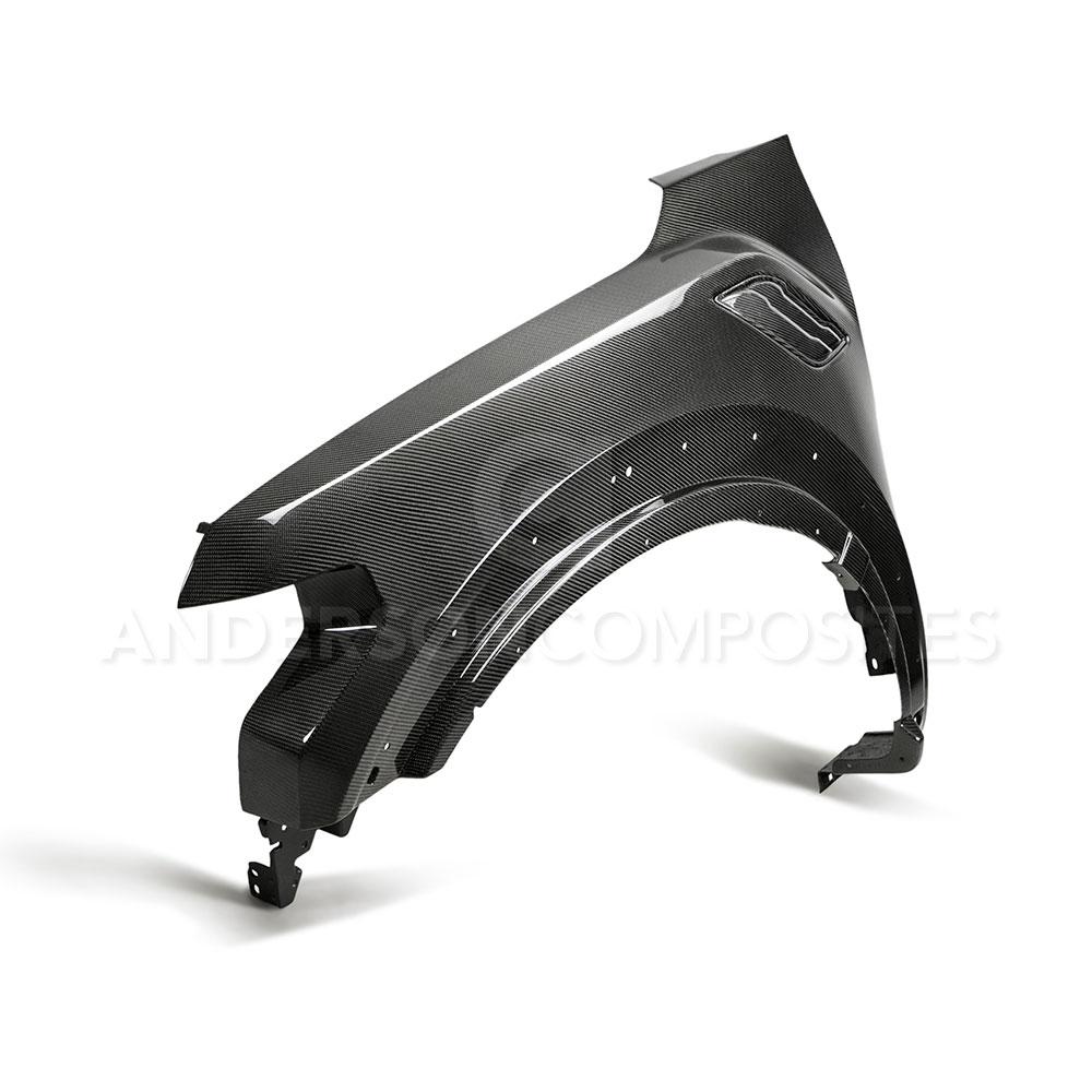 Anderson Composites 17-18 Ford Raptor Type-OE Carbon Fiber Fenders w/ Vents - 0