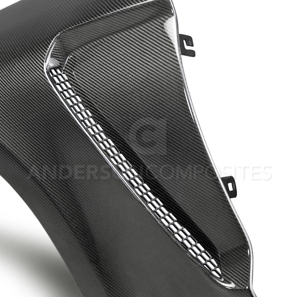 Anderson Composites 2018 Ford Mustang GT350 Style Carbon Fiber Fenders (Pair)