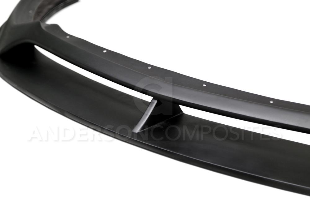 Anderson Composites 2015-2017 Ford Mustang Type-AR Style Front Chin Splitter Fiberglass - 0