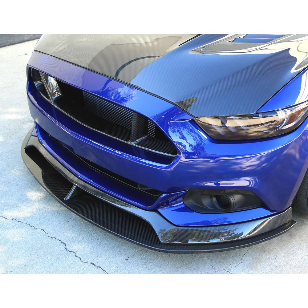 Anderson Composites 15-16 Ford Mustang Type-AR Front Chin Splitter - 0