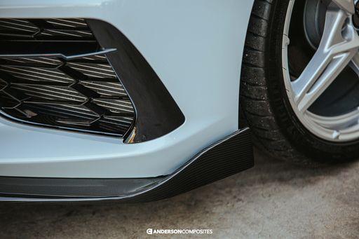 Anderson Composites 20-21 Chevrolet Corvette C8 Stingray Type-MB Carbon Fiber Front Splitter