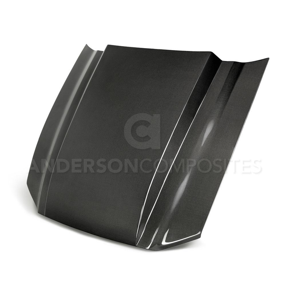 Anderson Composites 2013-2014 Ford Mustang Type-CJ Carbon Fiber Cowl Hood