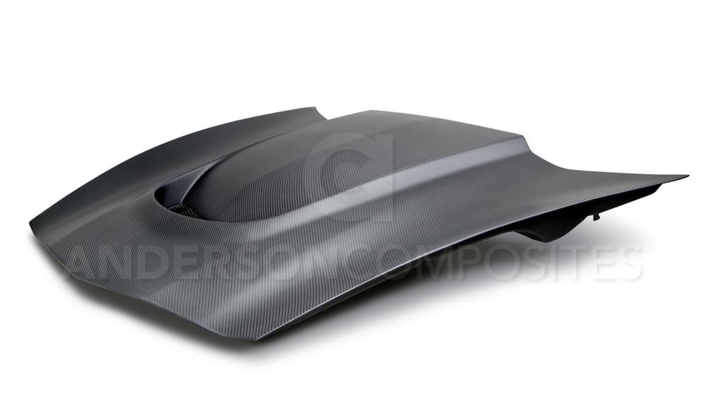 Anderson Composites 04-16 Chevy Corvette C7 Stingray Dry Carbon Fiber Hood - 0