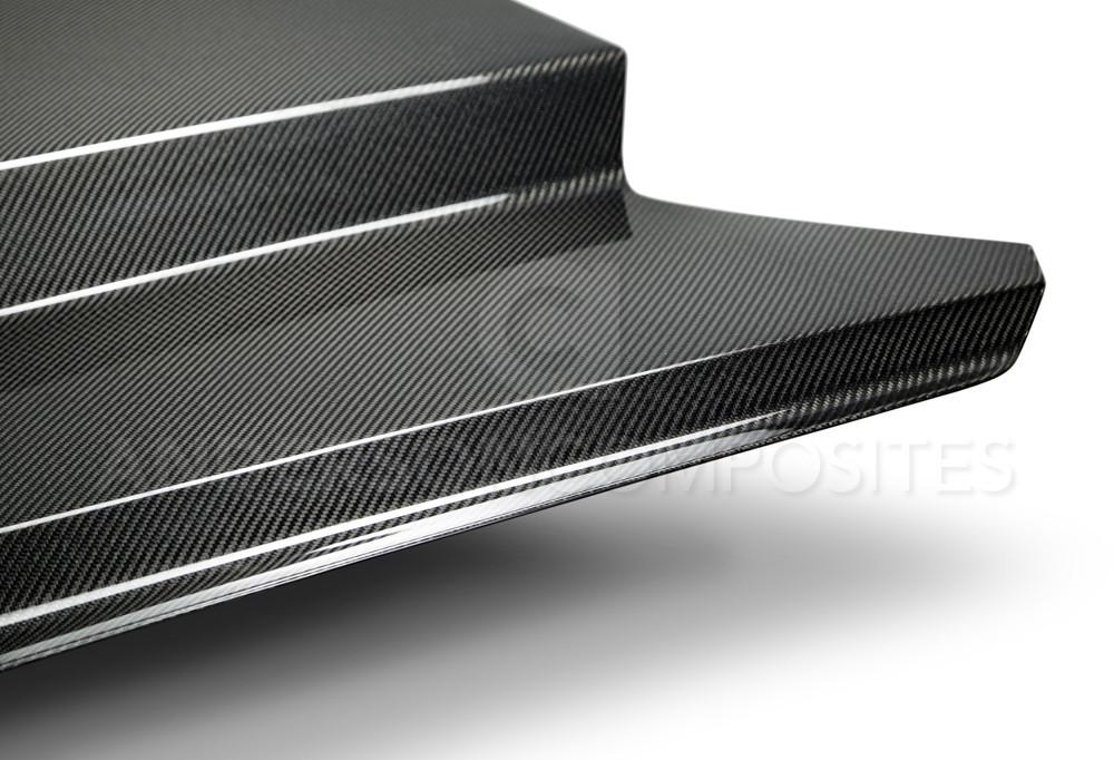 Anderson Composites 15-17 Ford Mustang (Excl. GT350/GT350R) Double Sided Carbon Fiber Cowl Hood